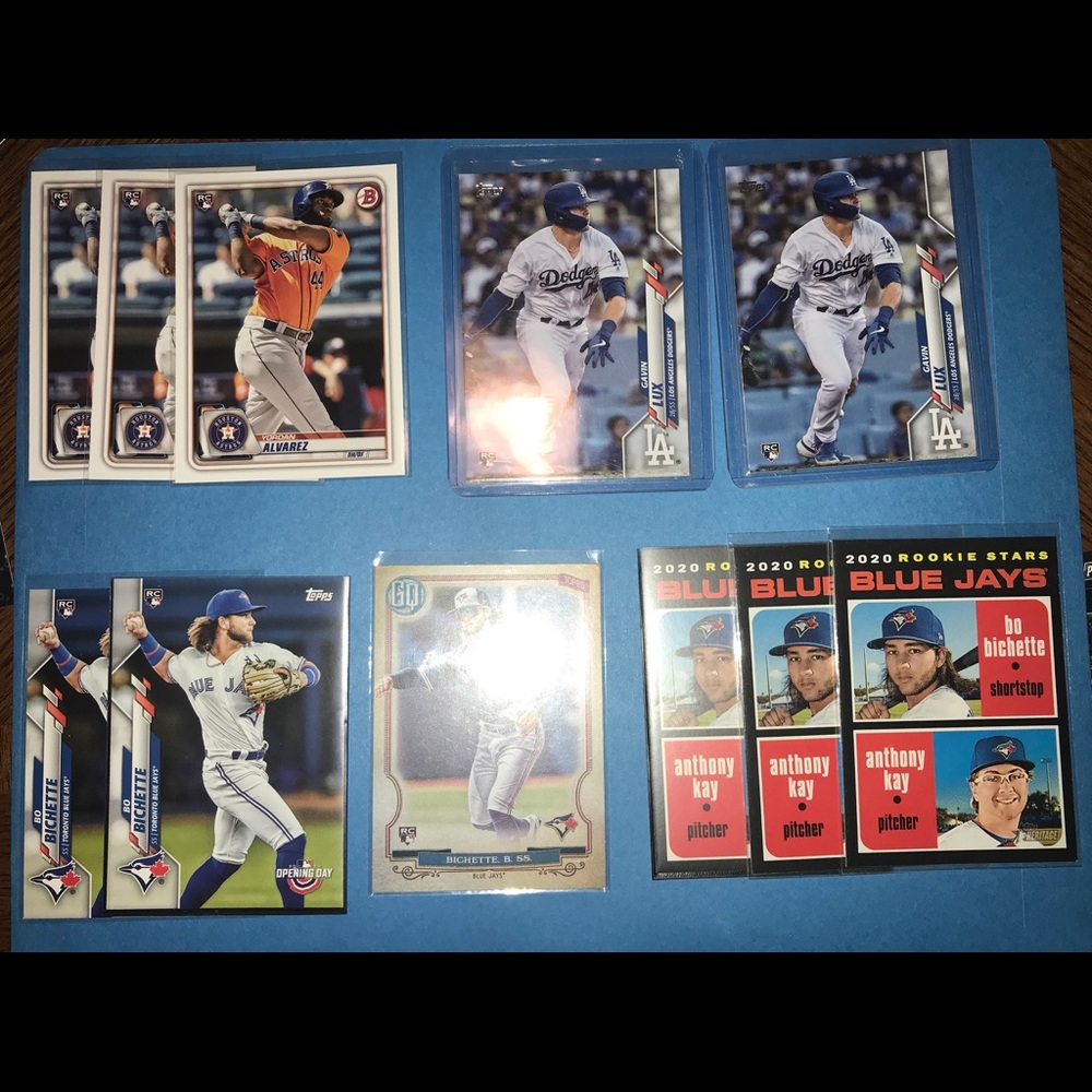 19 Card Topps Rookie Baseball Card Lot